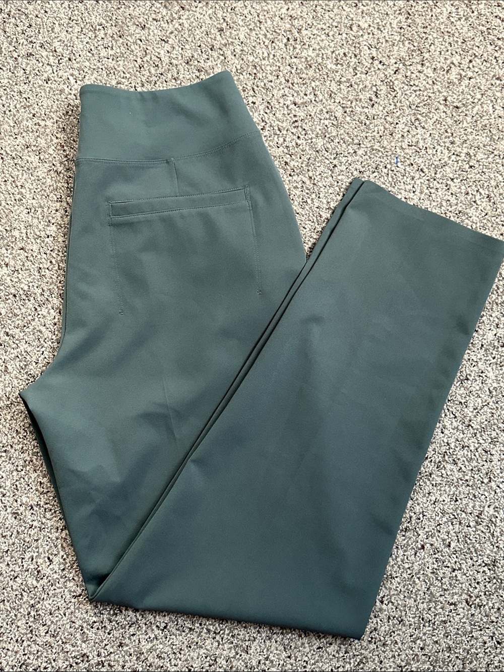 Athleta end less high rise Green Straight-Leg Dress Pants size 8T botanical - Picture 9 of 10